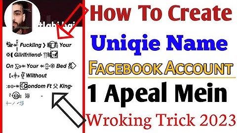 How To Create Reactor Unique Name Facebook Account 2023 || Stylish Name Facebook Account 2023