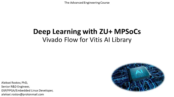Deep Learning with Zynq Ultrascale+ MPSoCs
