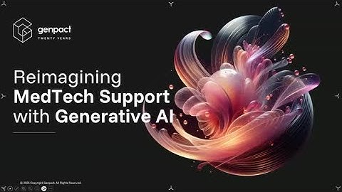 Reimagining medtech support with generative AI