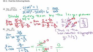 Finding Limits Algebraically Part 2
