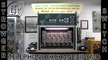 Strowger Switch Demonstration - Frank H. Woods Telephone Pioneer Museum, Lincoln, NE . 7.12.18