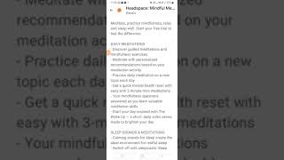 Headspace mindful Meditation application|Best features| screenshot 5