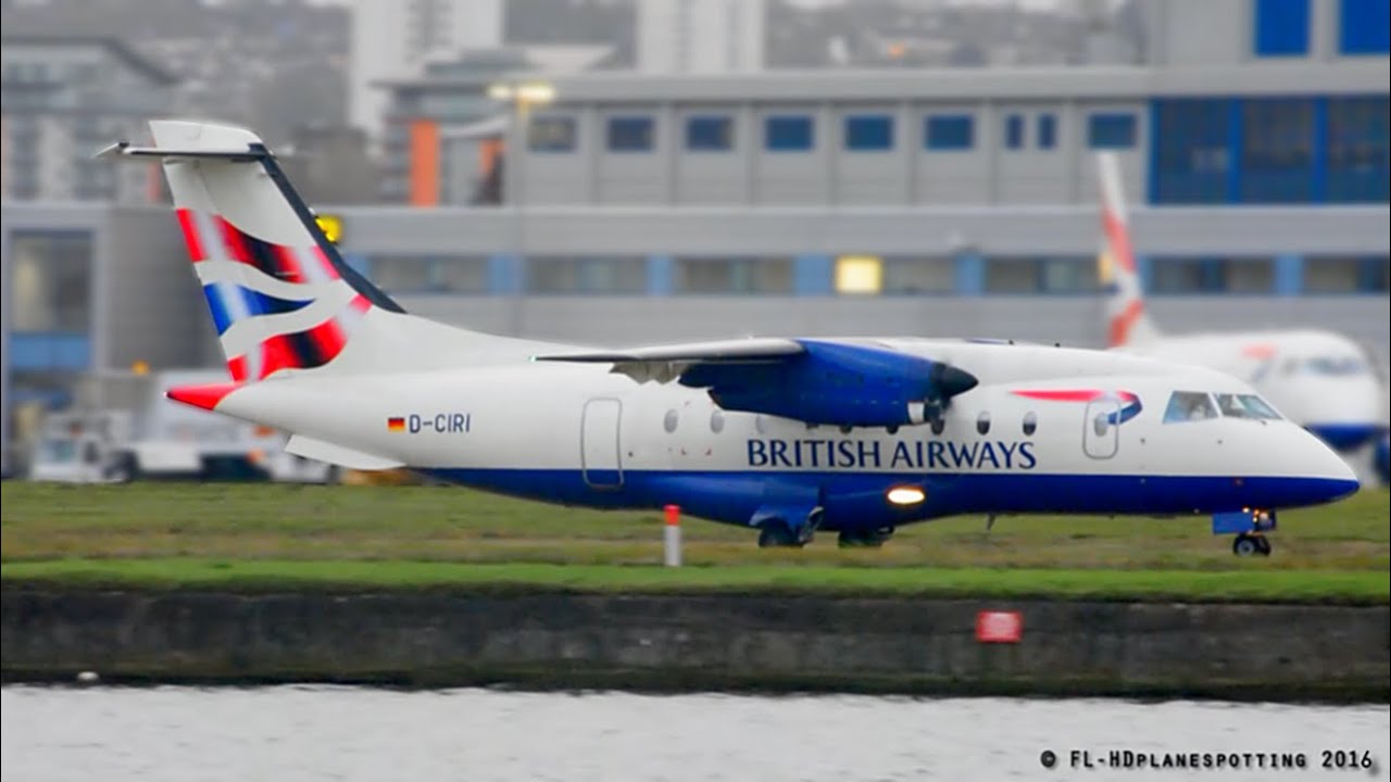 British Airways (Sun Air) Dornier 328s at London-City airport [LCY/EGLL]