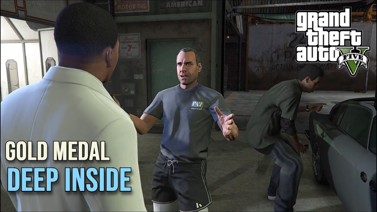 GTA 5 - Deep Inside [100 % Gold Medal Walkthrough] - YouTube