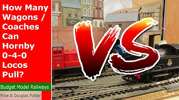 How Many Wagons / Coaches Can Hornby 0-4-0 Locos Pull? - Caledonian Bell - Bagnall Shunter & More