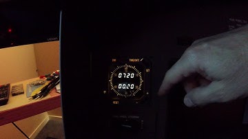 Opencockpits chrono running on X-Plane 11.