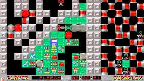 Supaplex: Level Collection 01: Level 83: Avoid Disk Errors !