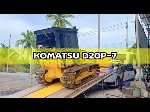 🚜#ฤกษ์ดีส่งมอบรถดัน KOMATSU D20P-7🇯🇵 ตรวจเช็คใหม่พร้อมใช้งาน #มุ่งหน้าตาคลีนครสวรรค์ 🙏 #jck