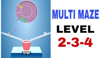 MULTI MAZE 3D - ALL LEVELS (LEVEL 2-3-4) ANDROID IOS GAMEPLAY ft. Mobile Gaming Junction