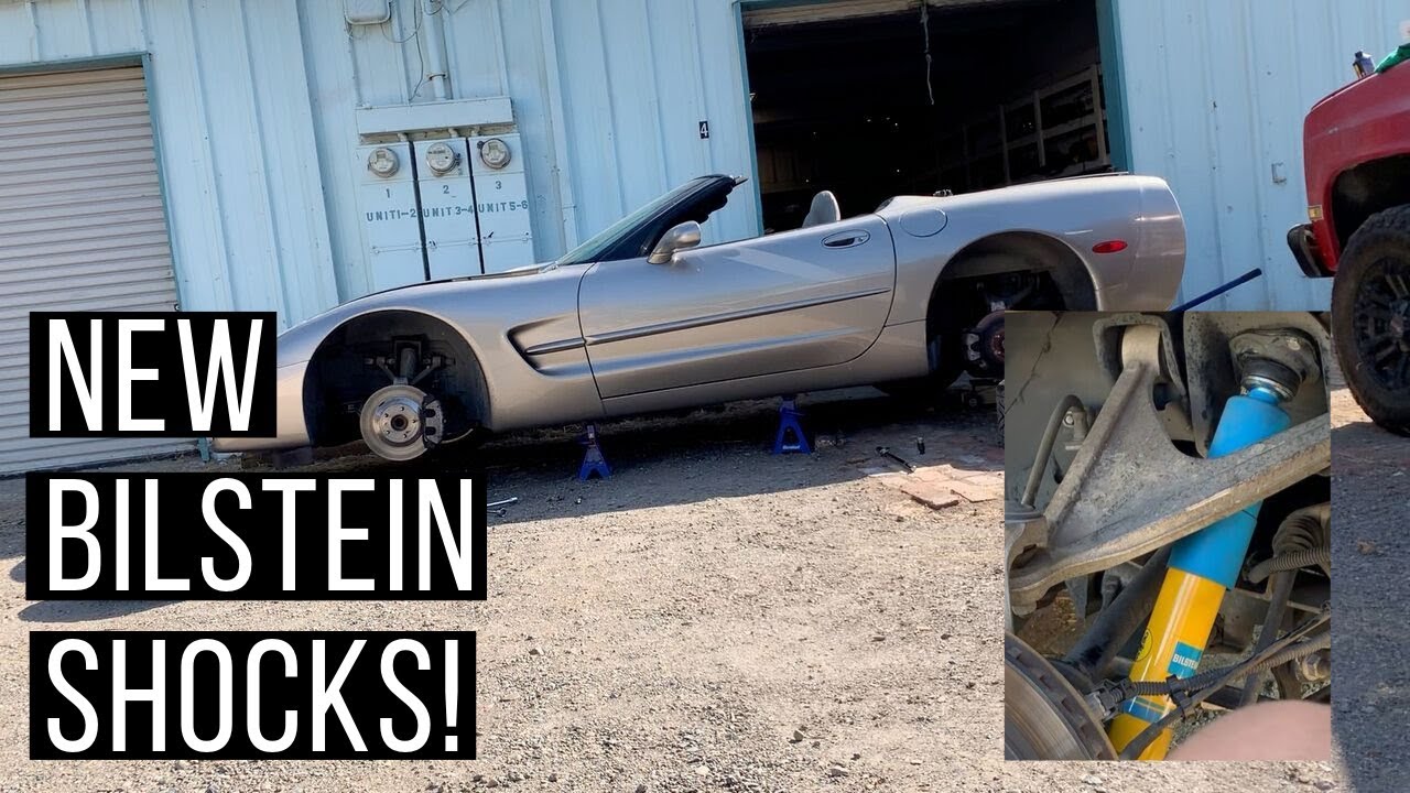 How To C5 Corvette Front + Rear Shocks Install YouTube