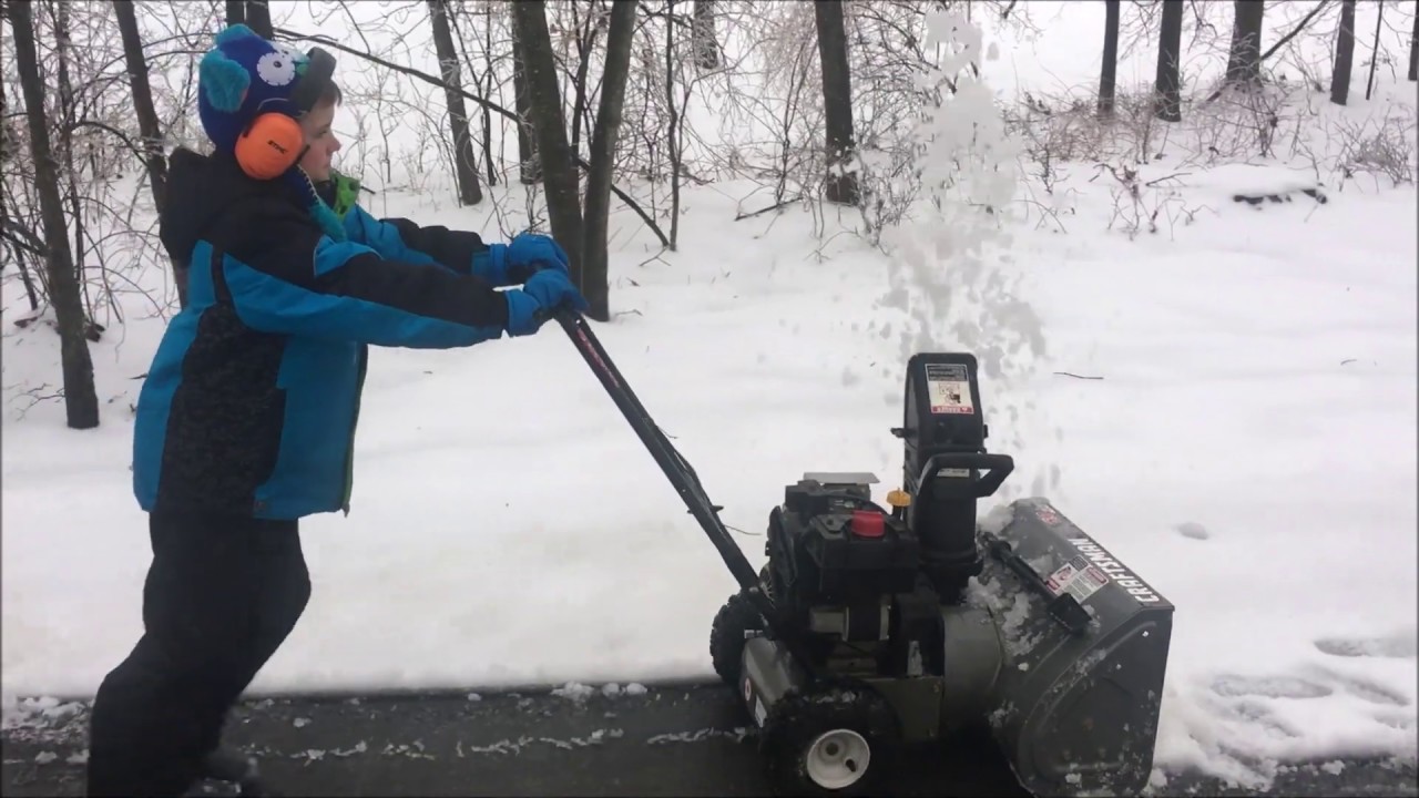 Snow Blower Shear Bolt Replacement and Tuneup YouTube