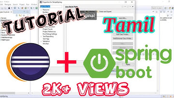 How to create a Spring Boot Project Using Eclipse IDE Explained | Tamil | 2021 | Pearl Pirates Tamil