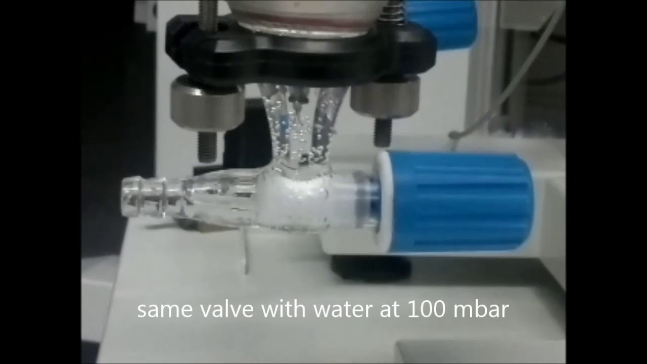 leaking valve on a rotary evaporator? YouTube