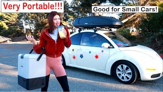 Portable 12 volt Car Fridge Test & Review + Mango Lassi out of My Car (Bodega Car Cooler/Freezer)