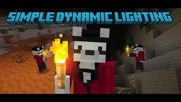 Simple Dynamic Lighting | Offhand Items Update | Minecraft Bedrock Addon Showcase