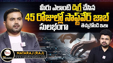 Get a Software Job in Just 45 Days | Raj Informatica’s Exclusive Interview with Anchor Roshan