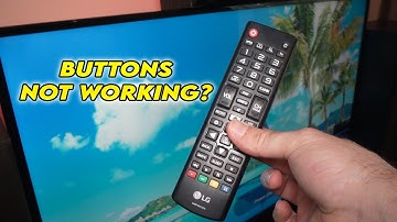 How to Fix your LG Remote Control With Not Working Buttons