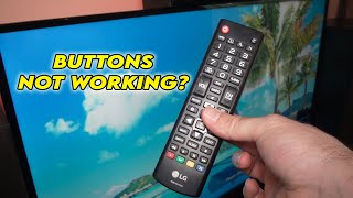 how to fix your lg remote control with not working buttons