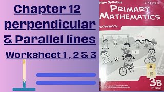 New syllabus primary mathematics|perpendicular and parallel lines|worksheet 1,2&3 #mathsworld