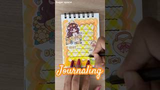 Journaling🌼#fyp #journaling #journal #kawaii #cute #aesthetic #shorts #sticker #art #stickers #asmr