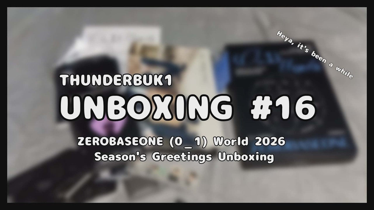 UNBOXING VID NO 16 | ZEROBASEONE Season's Greetings 2026 Unboxing!!
