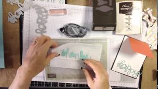 Build A Bow Punch Card tutorial Stampin' Up!