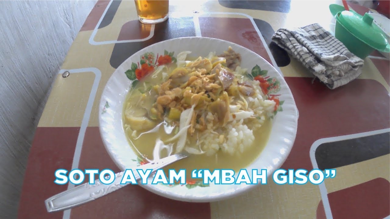 Kuliner Tulungagung Soto Ayam Mbah Giso - YouTube