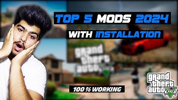 GTA V TOP 5 MODS INSTALLATION | HINDI \ URDU | 2024