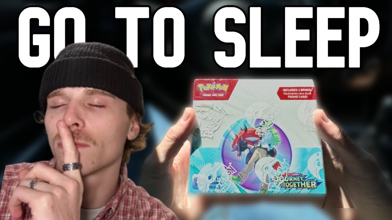 Fall Asleep Watching me Open Pokémon Packs 