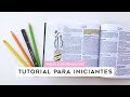 COMO FAZER BIBLE JOURNALING: TUTORIAL PARA INICIANTES | Amanda Bravo