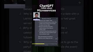 ChatGPT Jokes about Microservices screenshot 1