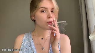 Smoking Fetish Girl is smoking cigarette 5
