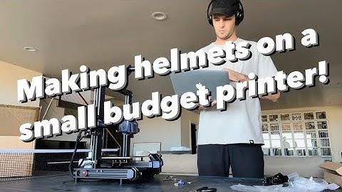 Anycubic Kobra Neo setup and Rex Helmet print! It’s possible to make helmets with smaller printers!