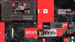 News Broadcast Pack V4 | After Effects Template