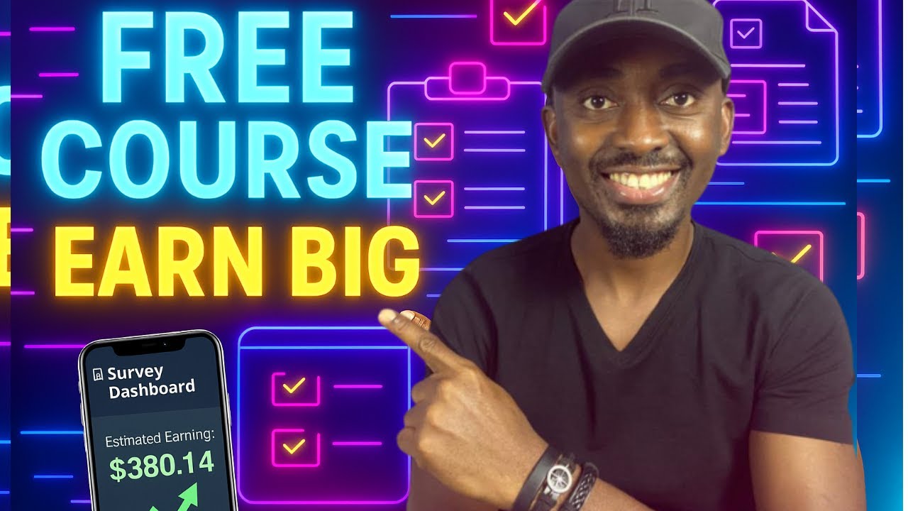 FREE COURSE: How To Make Money Online | Survey Platform Masterclass 2