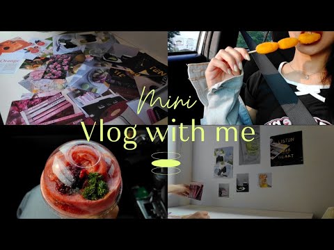 SUB/Vlog with me ^,^ decorate my room✨ , mini desk decor จัดมุมโต๊ะเล็กๆ💚 | bsayar