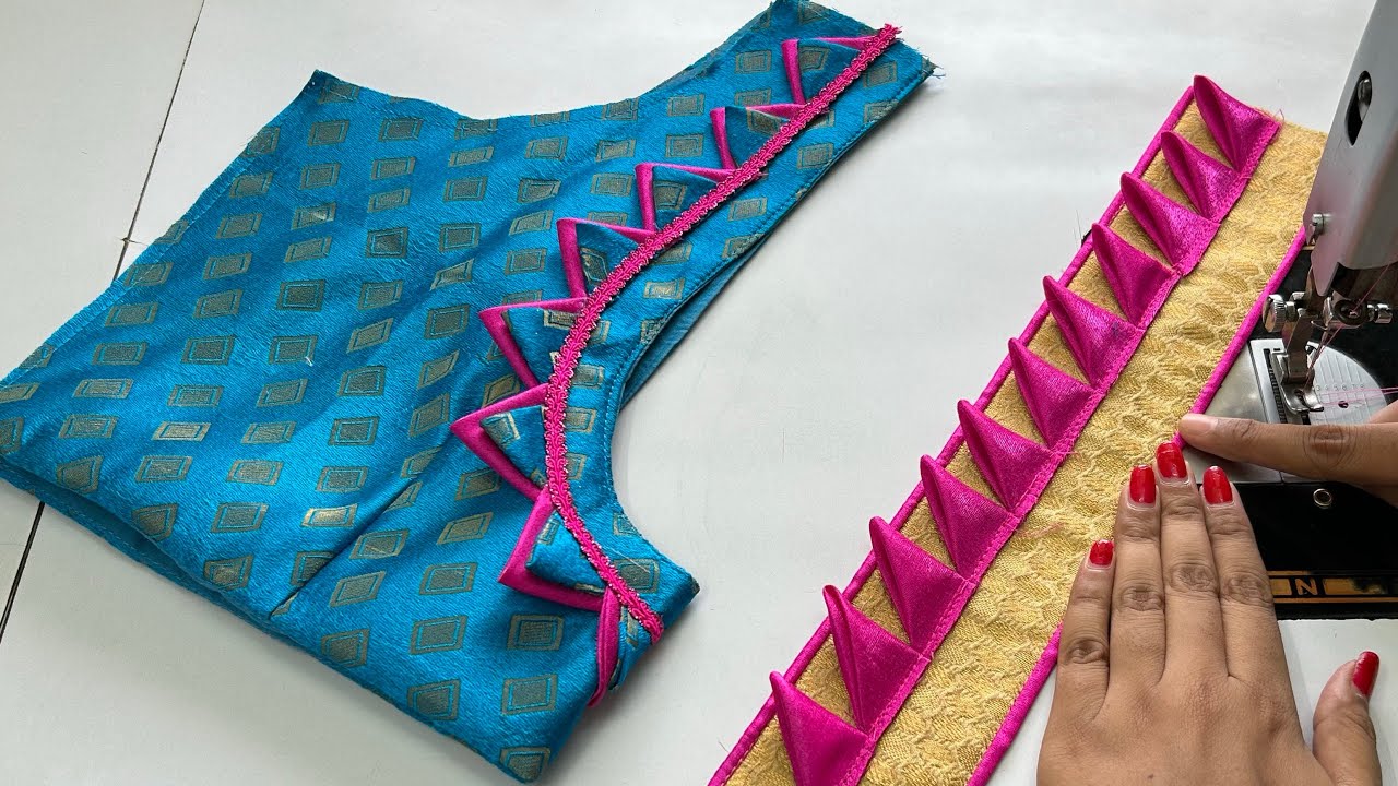 Modern Blouse Back Neck Designs | Blouse Neck Design | Cutting And Stitching Back Neck Blouse Design