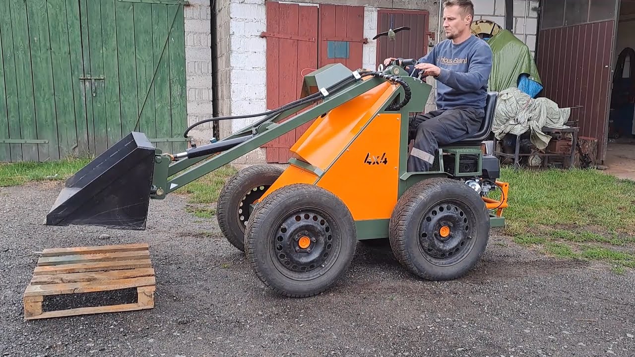 Miniładowarka hydrauliczna SAM - Łazik 2023 - Loncin G420FD-A