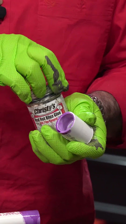 Gluing PVC with Red Hot Blue Glue!