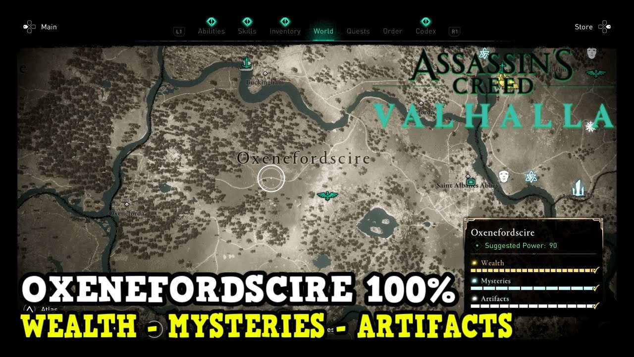 Assassin's Creed Valhalla Oxenefordscire Mystery Guide