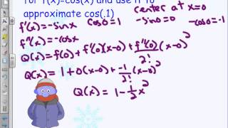 Quadratic Approximations for BC Calc 10-11