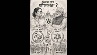 Kolkata Election Cartoon Sketch Battle 🗳️🔥 | Who Will Win? #drawing #animeeart #art #anime #sketch