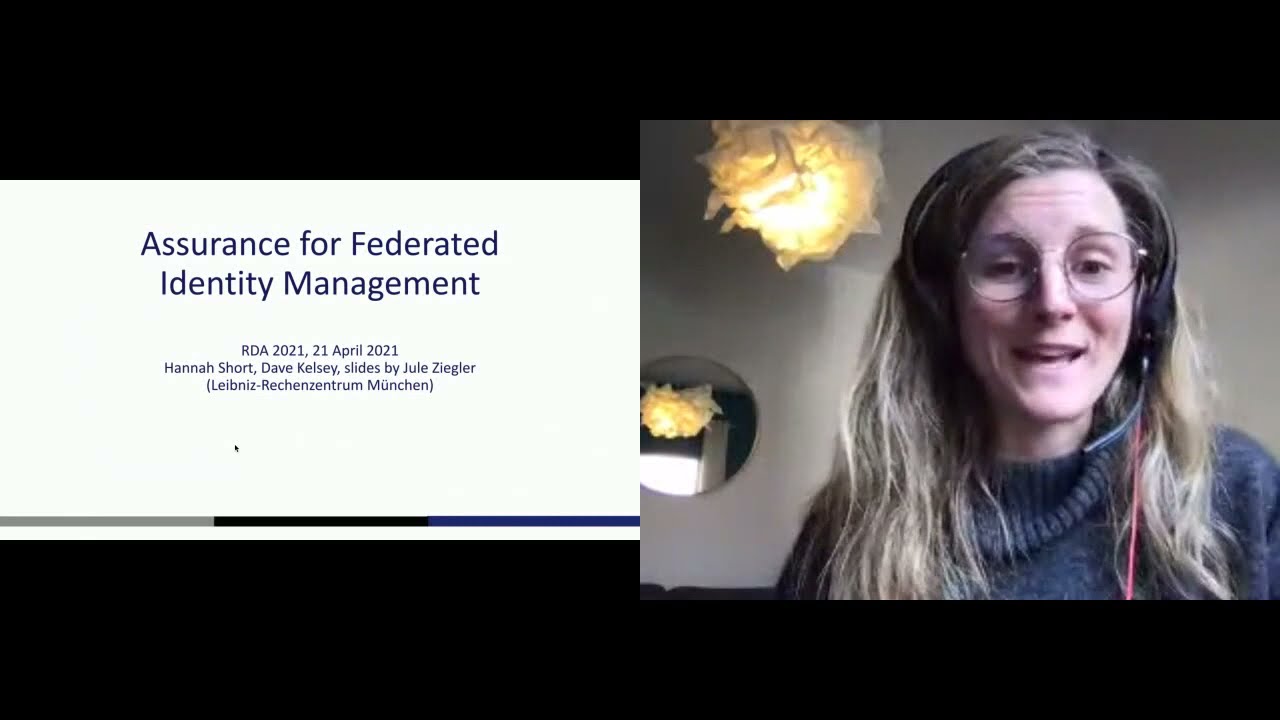 IG Federated Identity Management  Protecting Access to your Research Data