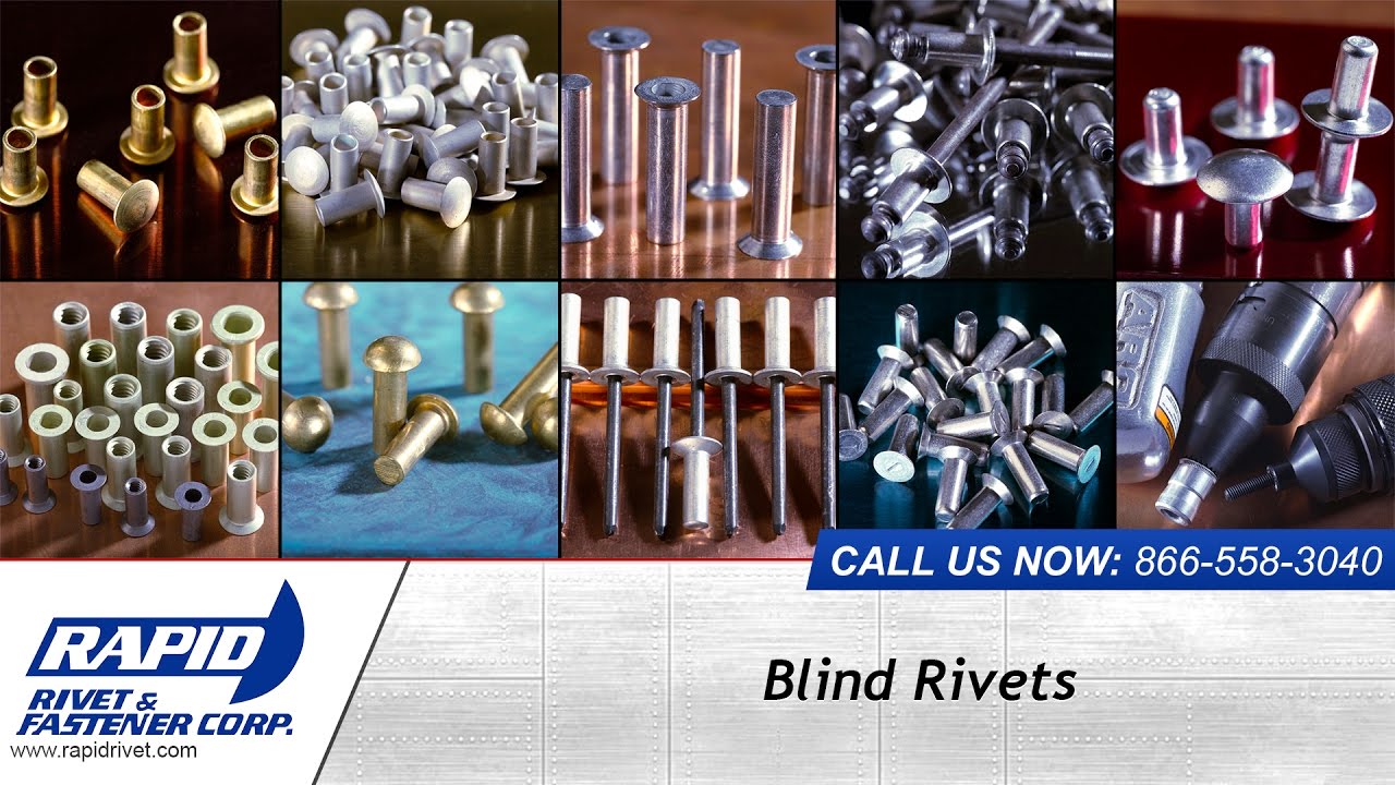 Blind Rivets From Rapid Rivet & Fastener Corp. YouTube