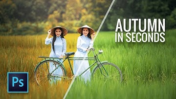 Autumn Color Effect in Photoshop | 1-Minute Photoshop