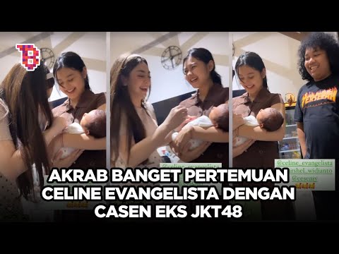 Momen Celine Evangelista jenguk anak Marshel Widianto, penuh kehangatan | NEWSFLASH