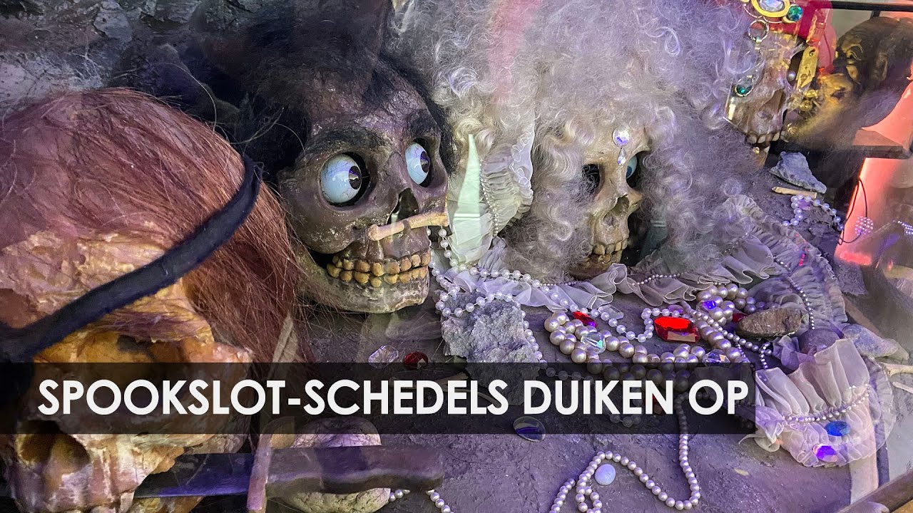 Eftelingonderdelen in Tilburg Spookslotschedels en Trollenkoning