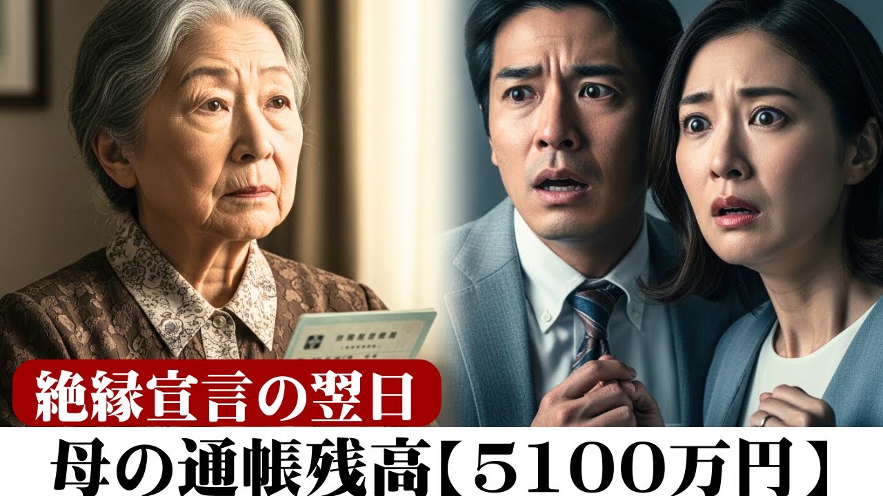 「面倒は絶対に見ない」と絶縁宣言した息子夫婦。翌日、私が全財産5100万円を下ろすと2人は顔面蒼白に…