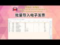 批量导入电子发票 (BATCH IMPORT OF ELECTRONIC INVOICES)