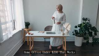 Perfect Home Office Setup for Under $200 (That Actually Works)